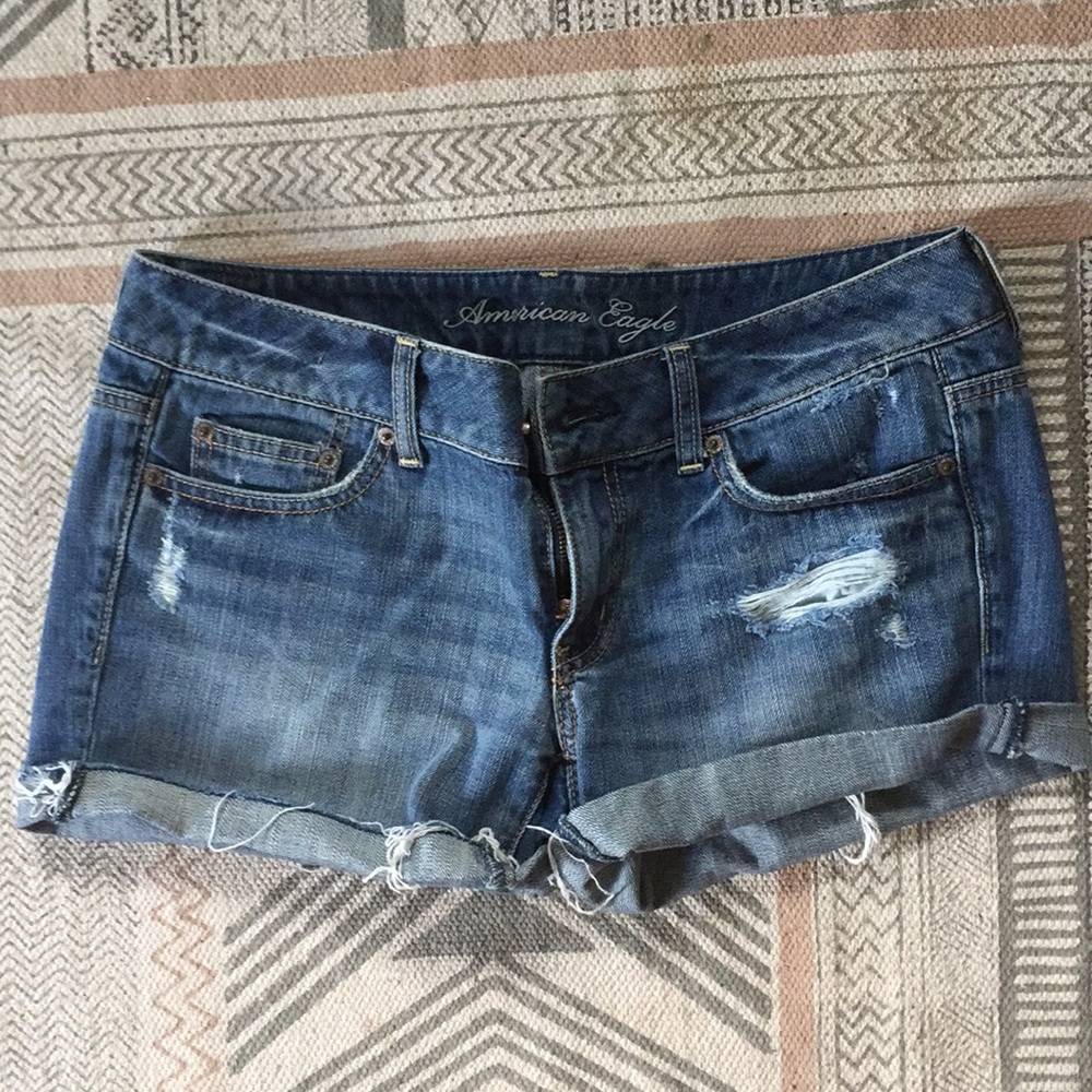 American eagle jean shorts